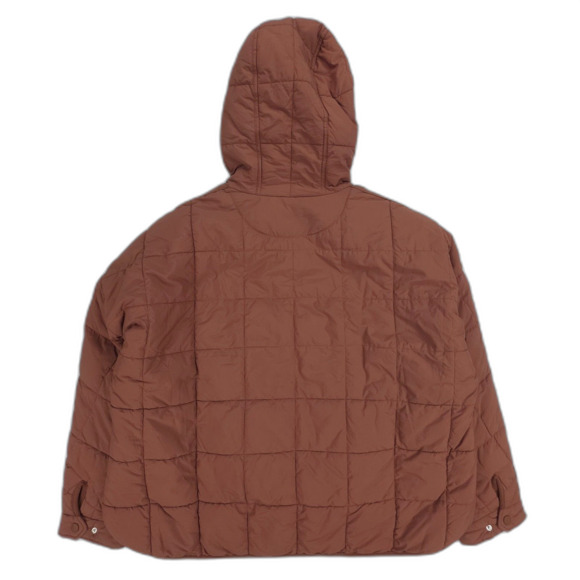 NEW Free People Pippa Packable Pullover Puffer Jacket Hoodie Brown Boho Gorpcore - Picture 6 of 10